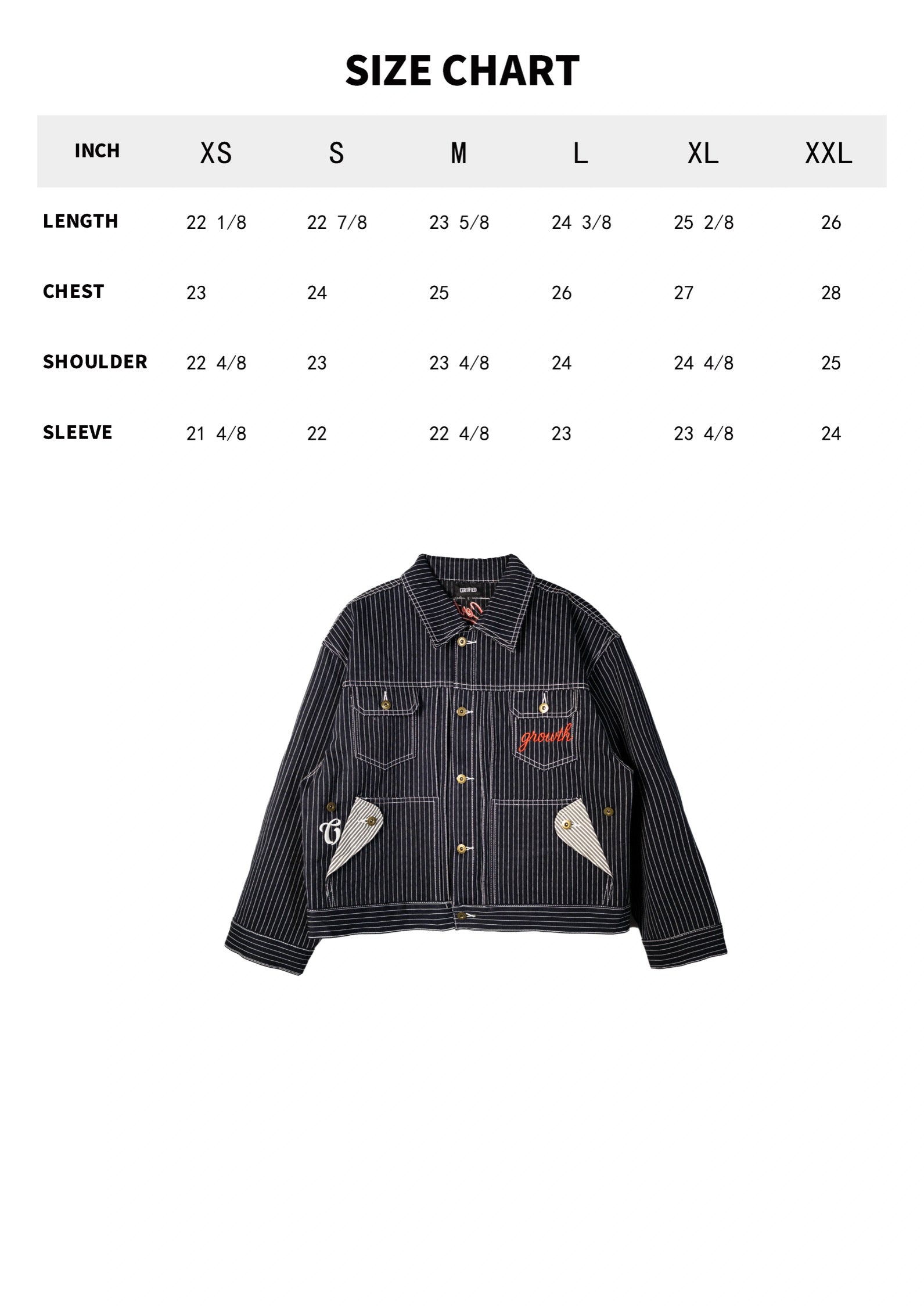 JAPANESE SELVAGE PINSTRIPE JACKET