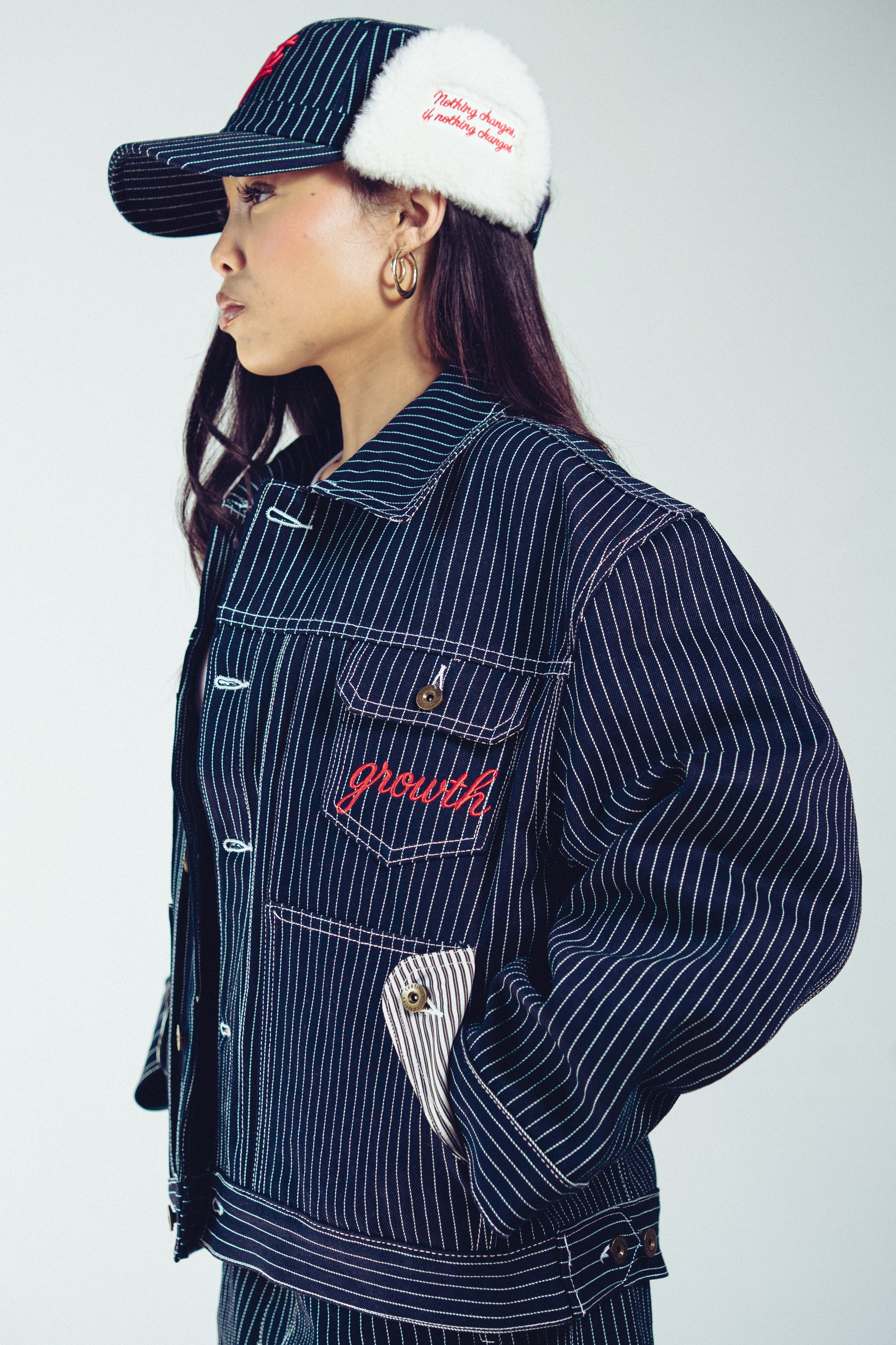 JAPANESE SELVAGE PINSTRIPE JACKET