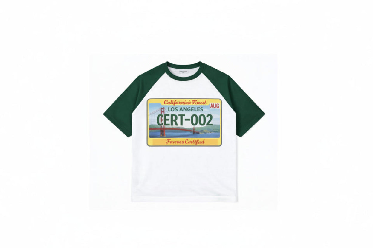 CERT "CALIFORNIA'S FINEST" LICENSE TEE