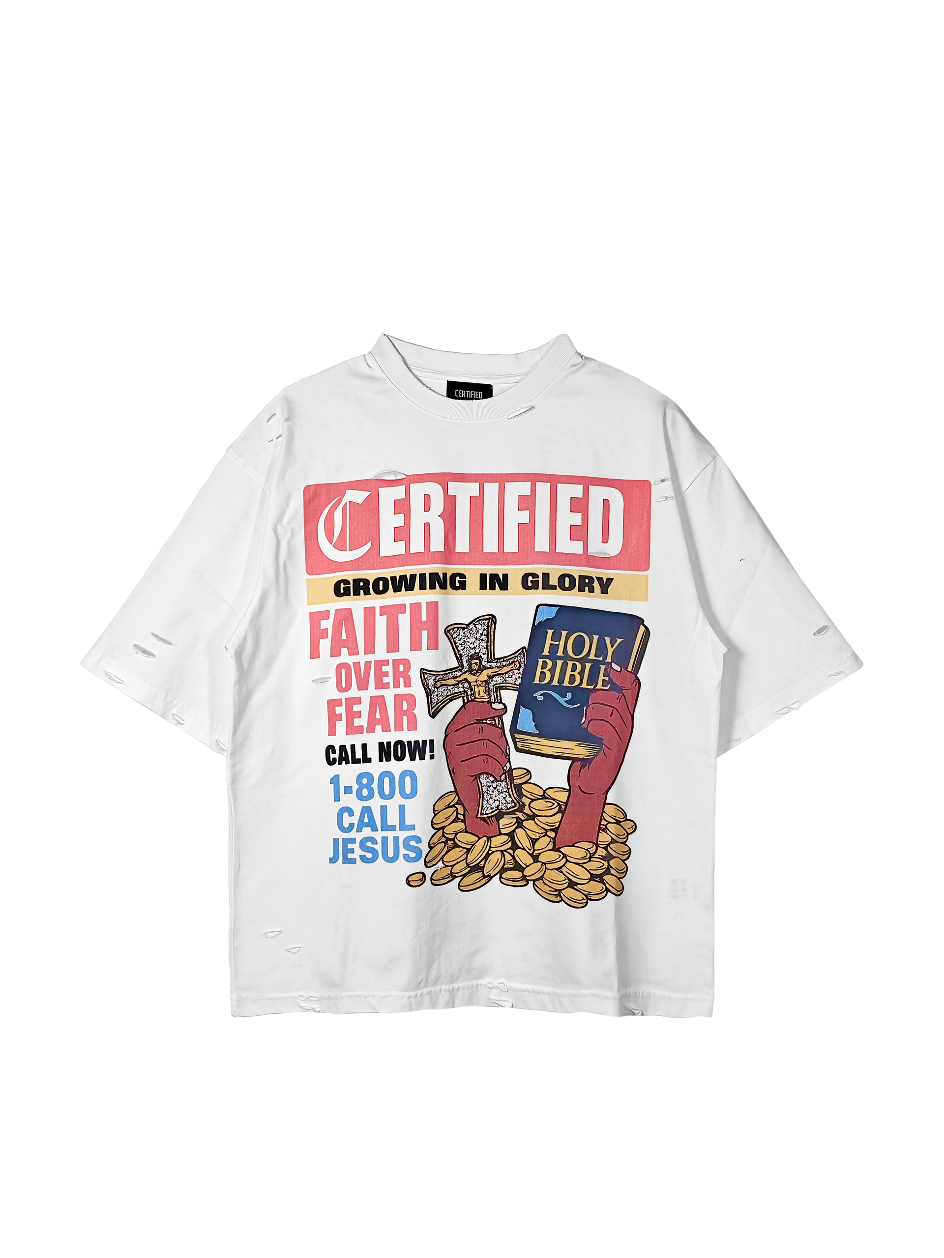 "GROWING IN GLORY" JESUS TEE