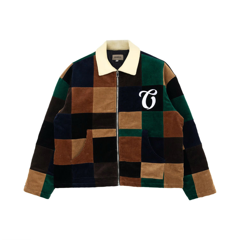Patchwork Corduroy Jacket