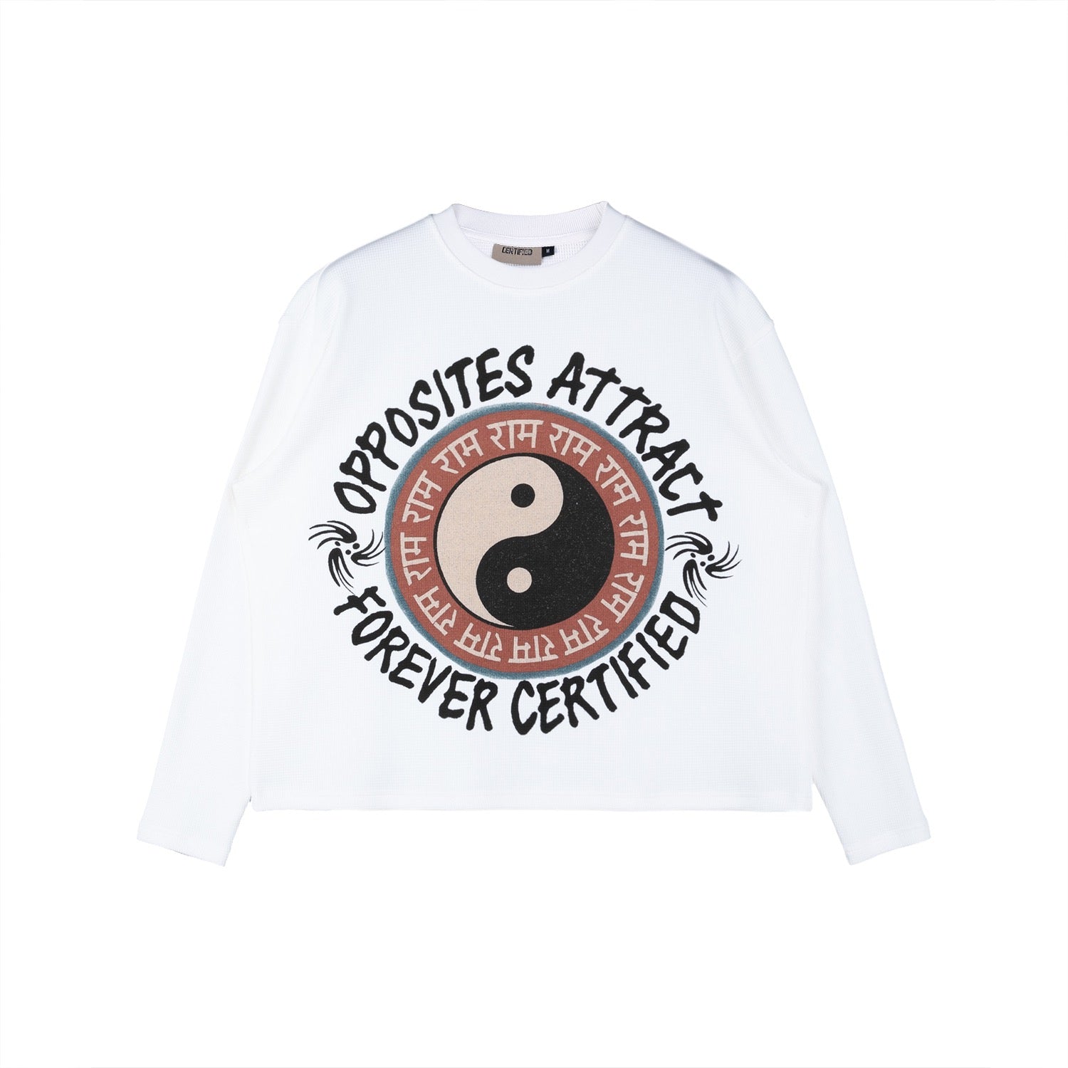 OPPOSITES ATTRACT WAFFLE KNIT THERMAL