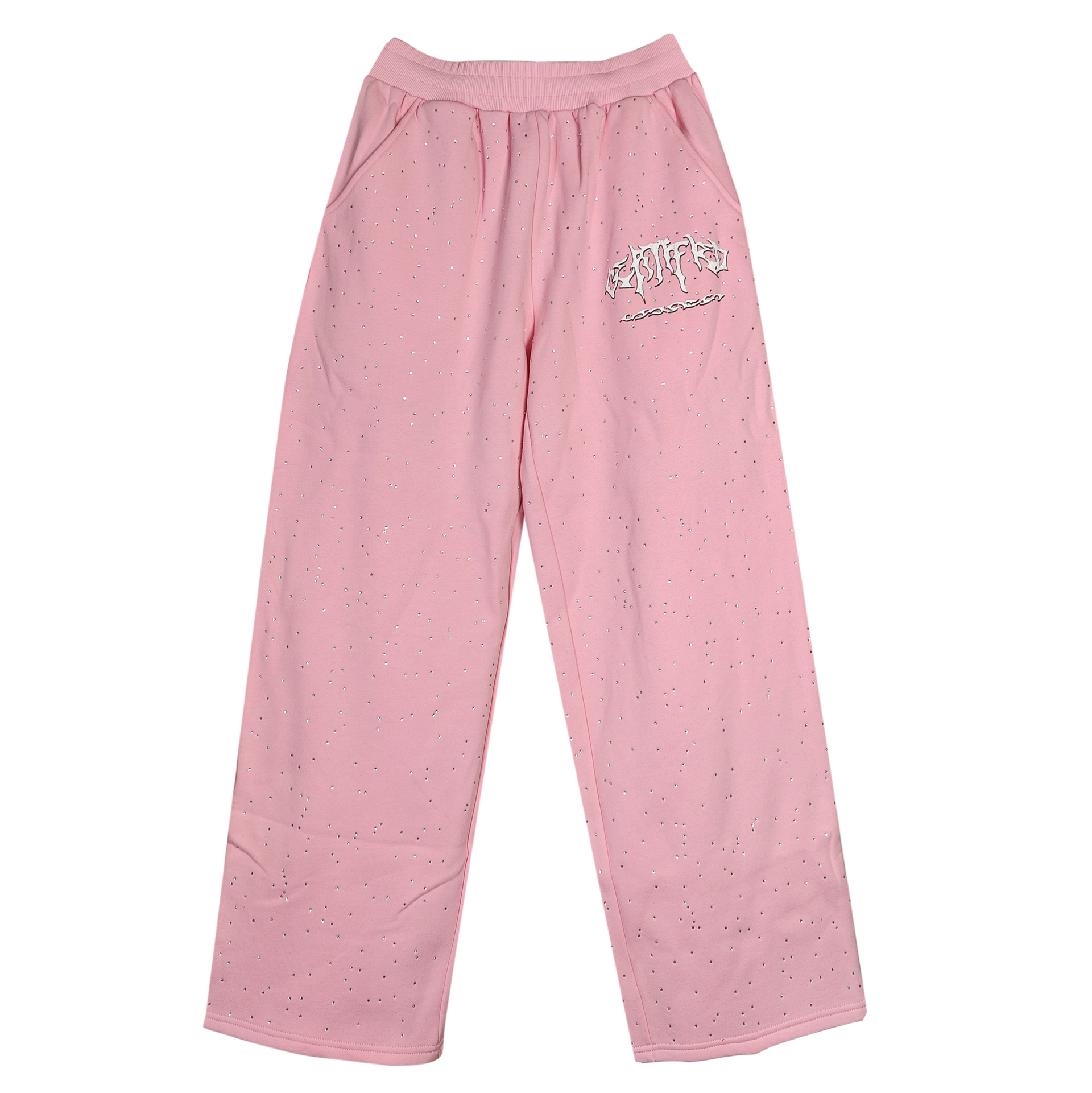 CERTIFIED RHINESTONE SWEATPANTS