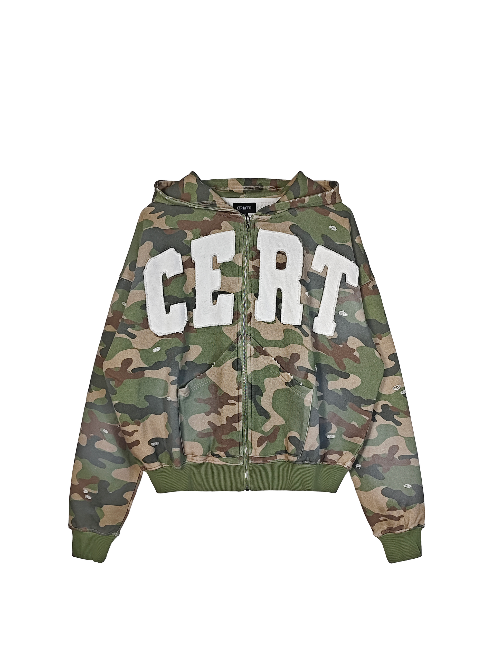 Camo CERT Distressed Jacket