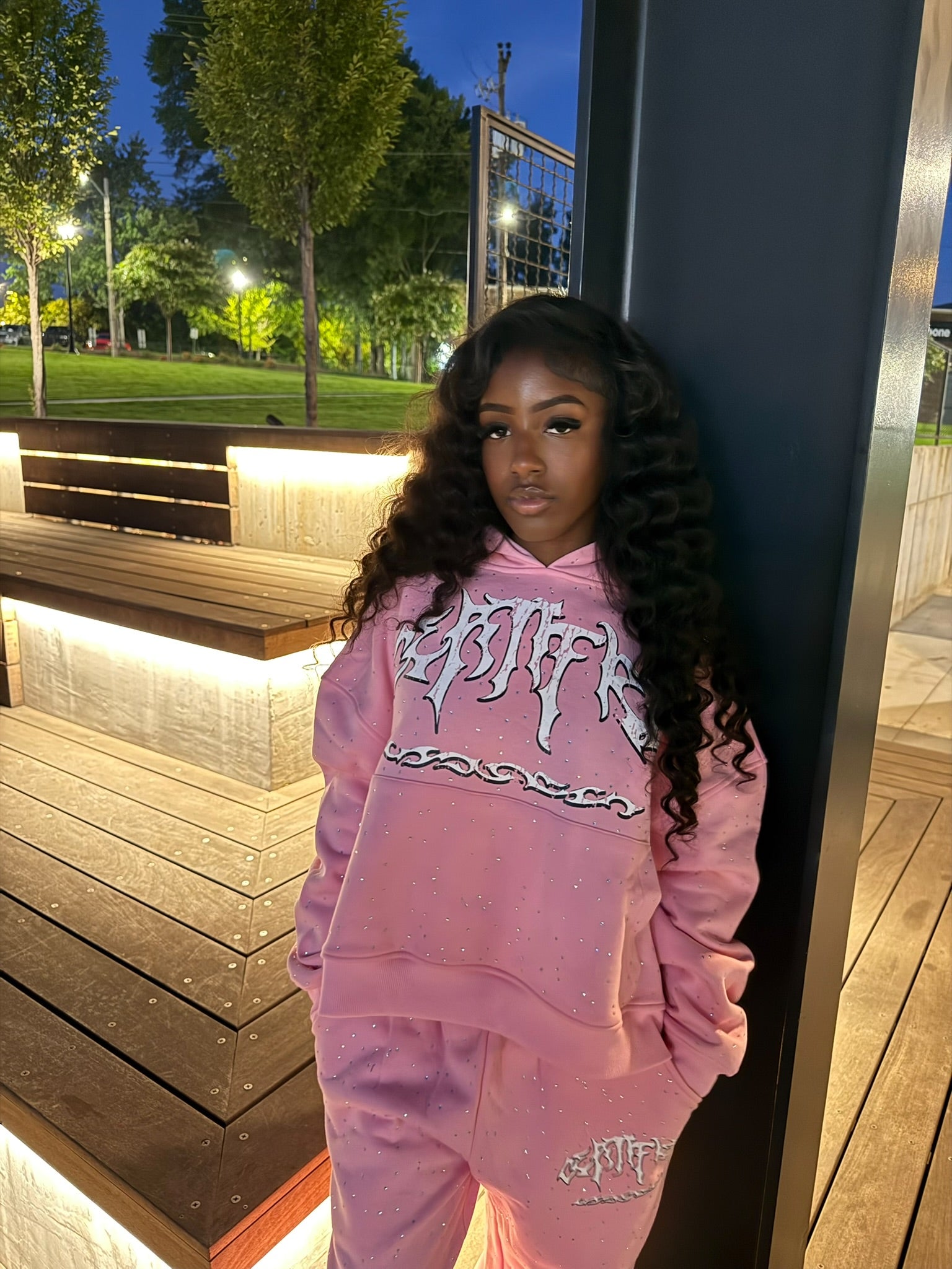 CERTIFIED RHINESTONE HOODIE