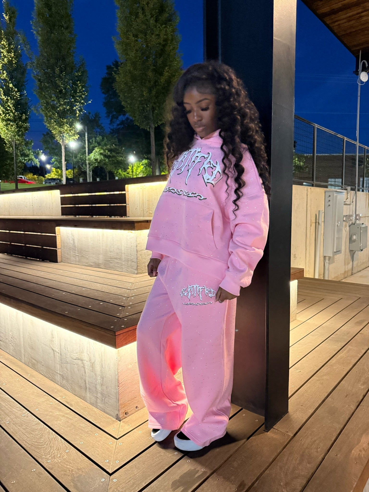 CERTIFIED RHINESTONE HOODIE